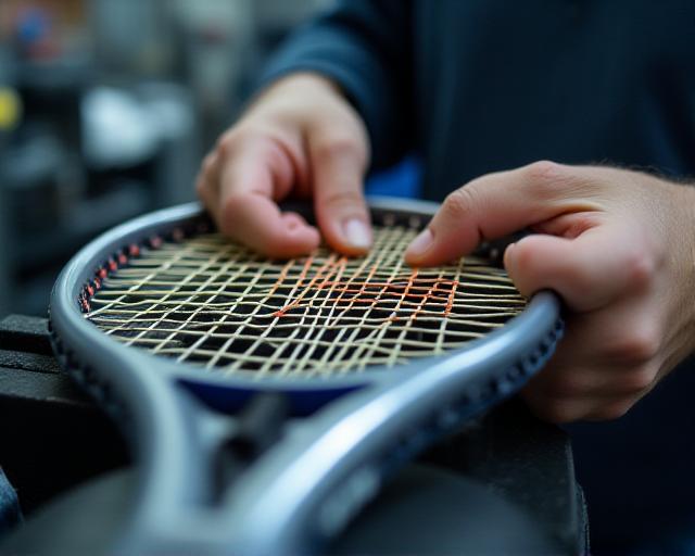 Macchina incordatrice professionale in funzione